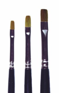 RED SABLE BRUSH #4 FLAT