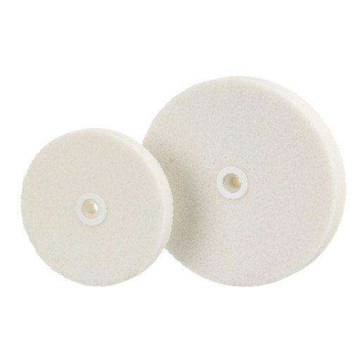 White Acrylic Knock-down Wheels, 3™8243; X 3/8™8243; (76 x 9.5 mm)